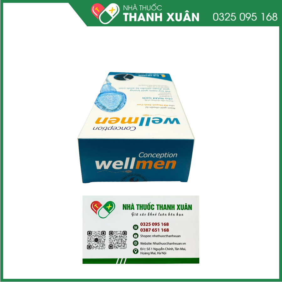 Wellmen Conception cung cấp dưỡng chất cho nam giới